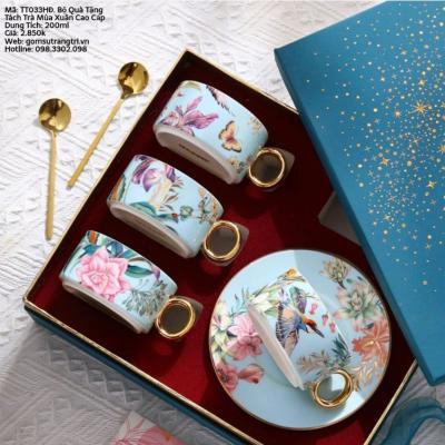 BỘ QUÀ TẶNG TÁCH TRÀ MÙA XUÂN CAO CẤP